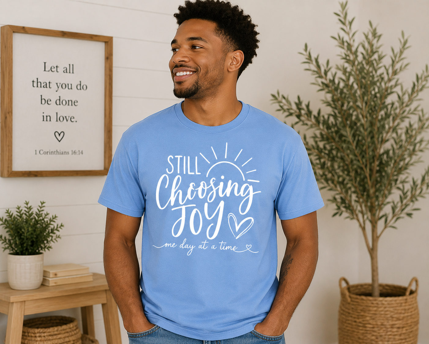 MENS CREW NECK TEE'S